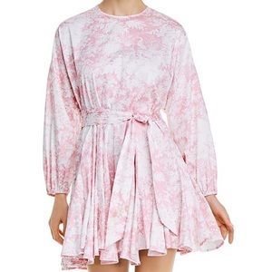 Brand New WAYF Pink Toile Dress